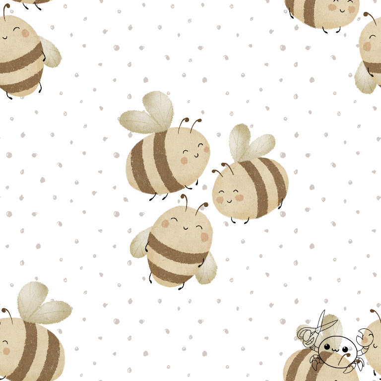 Bienen Gewusel - Stoff