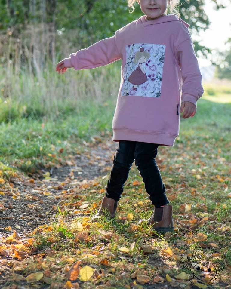 Bestickter Longhoodie - Schnittmuster