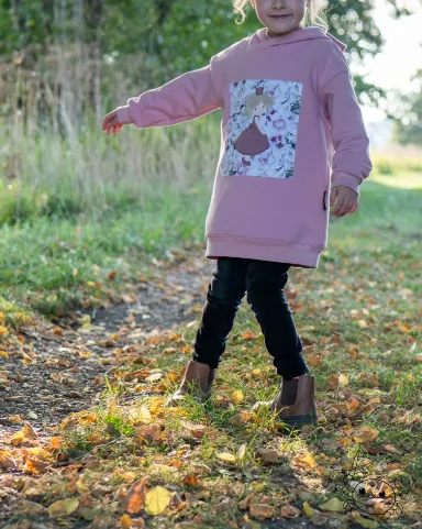Bestickter Longhoodie - Bild 1