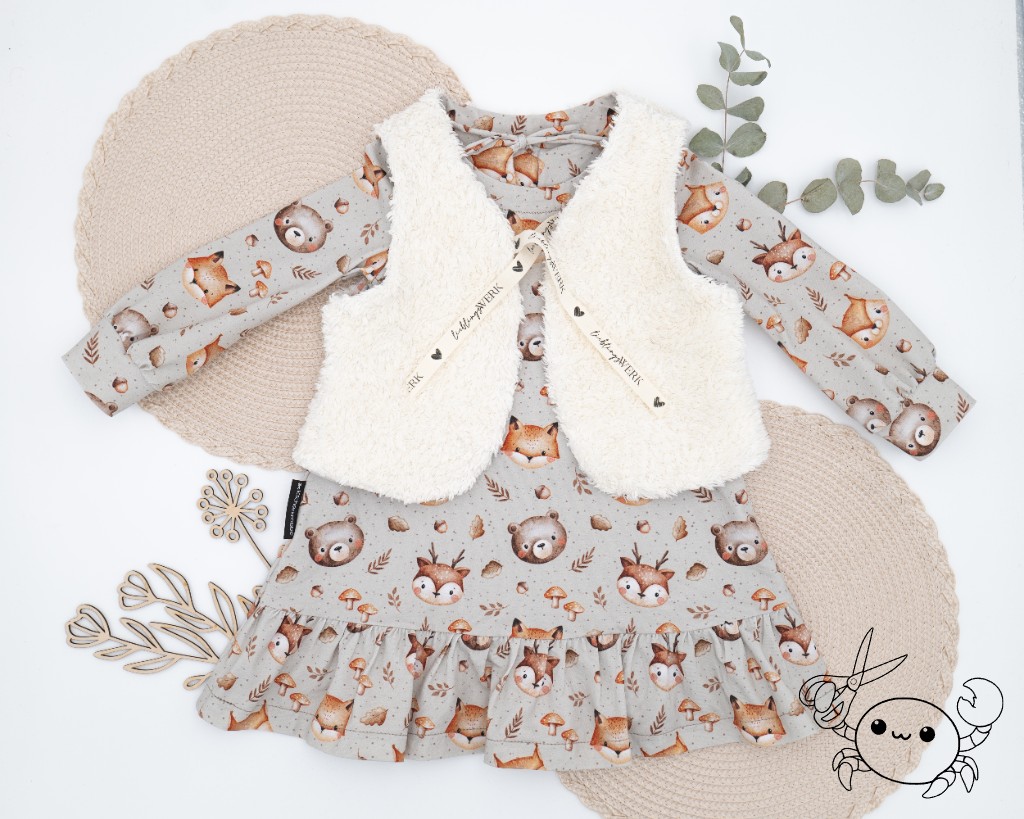 Kuschelweste - Schnittmuster