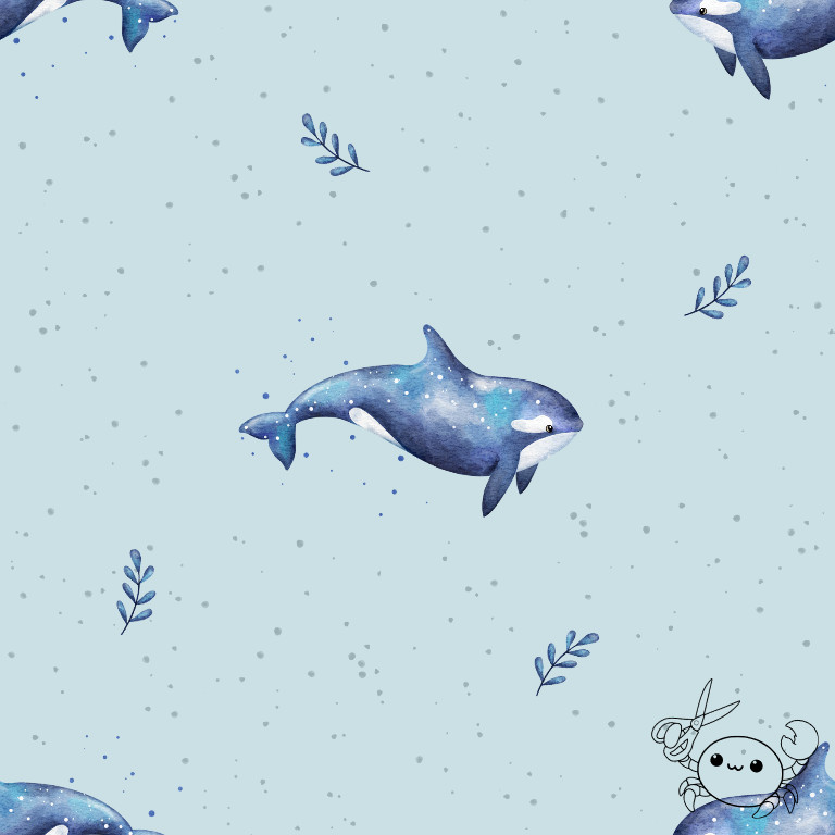 Baby Orca - Stoff